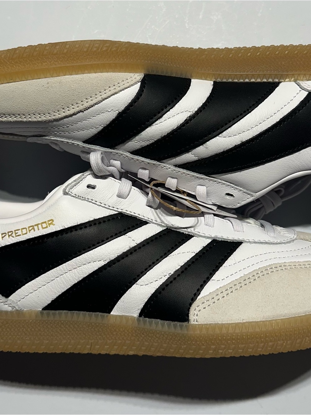 Adidas Predator Freestyle White Black Gum Sole Men’s Size 9 ID3832 NEW NO BOX